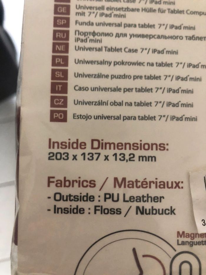 Étui universel pour IPad Mini - photo numéro 3