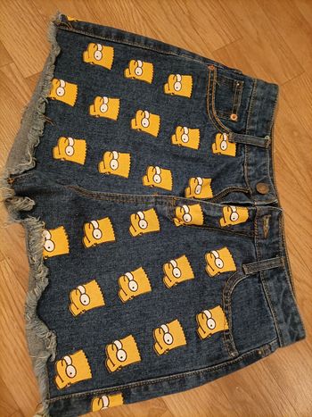 Short en jeans