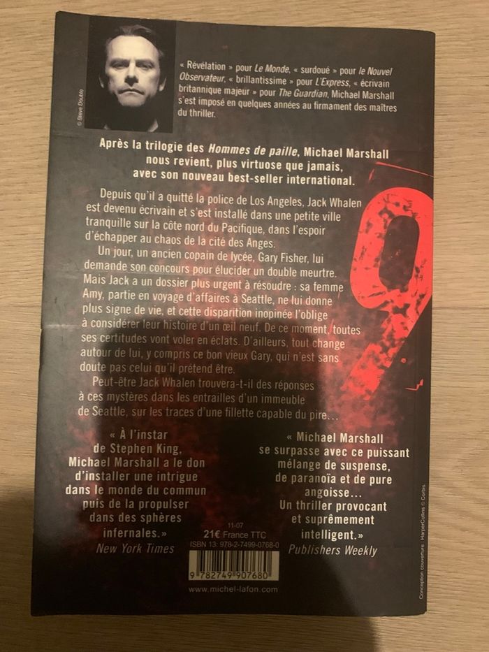 Les intrus ils sont déja à l’intérieur michael marschall grand livre Michel lafon - photo numéro 3