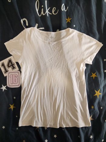 T-shirt blanc _ 14/16 ans