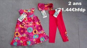 Ensemble orchestra neuf taille 2 ans