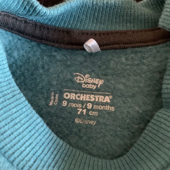 Lot 2 sweat chien & Mickey 9 mois - photo numéro 5