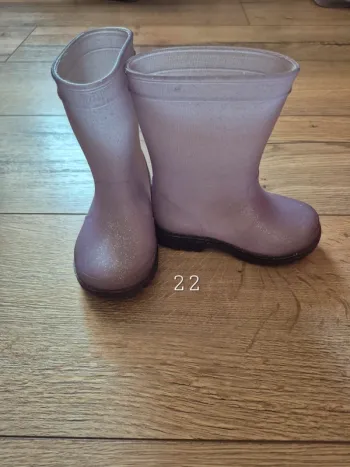 Bottes violettes à paillettes  Pointure 22 lovely skull