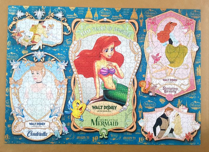 Puzzle Disney 1100 pièces " Princesses " complet - photo numéro 2