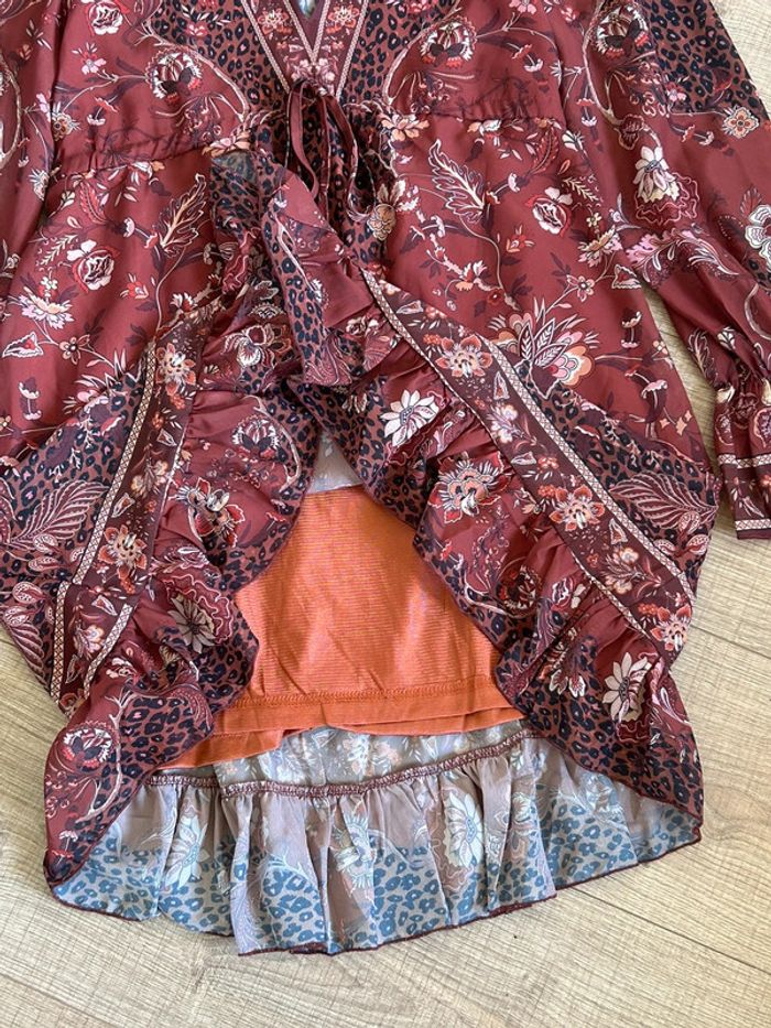 Robe imprimée à manches longues Jus de Pom taille M/L jamais portée - photo numéro 15