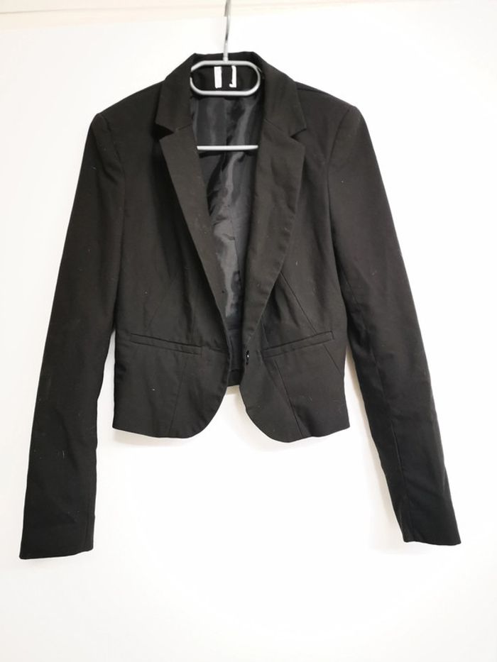 Blazer court noir 40