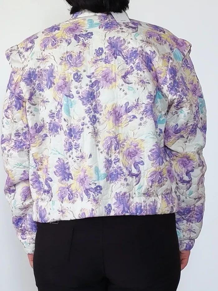 Veste bomber fleurie Pimkie neuve étiquette – Taille L – Style rétro Y2K - photo numéro 3