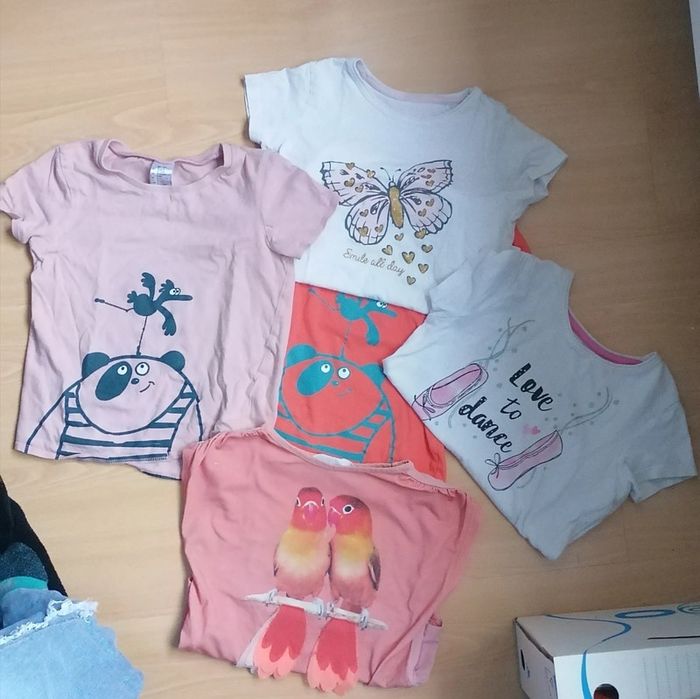 Lot 5 t-shirts 4 6ans