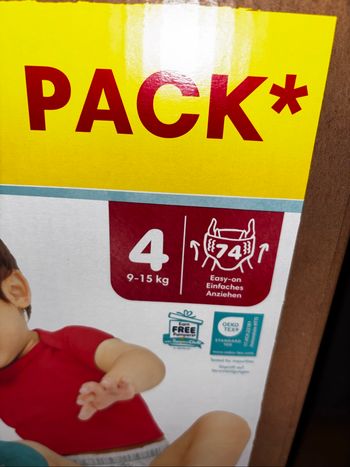 Lot de 2  Maxi Pack de 74 Couches Pampers Harmonie Pants Neuf Dans L’emballage