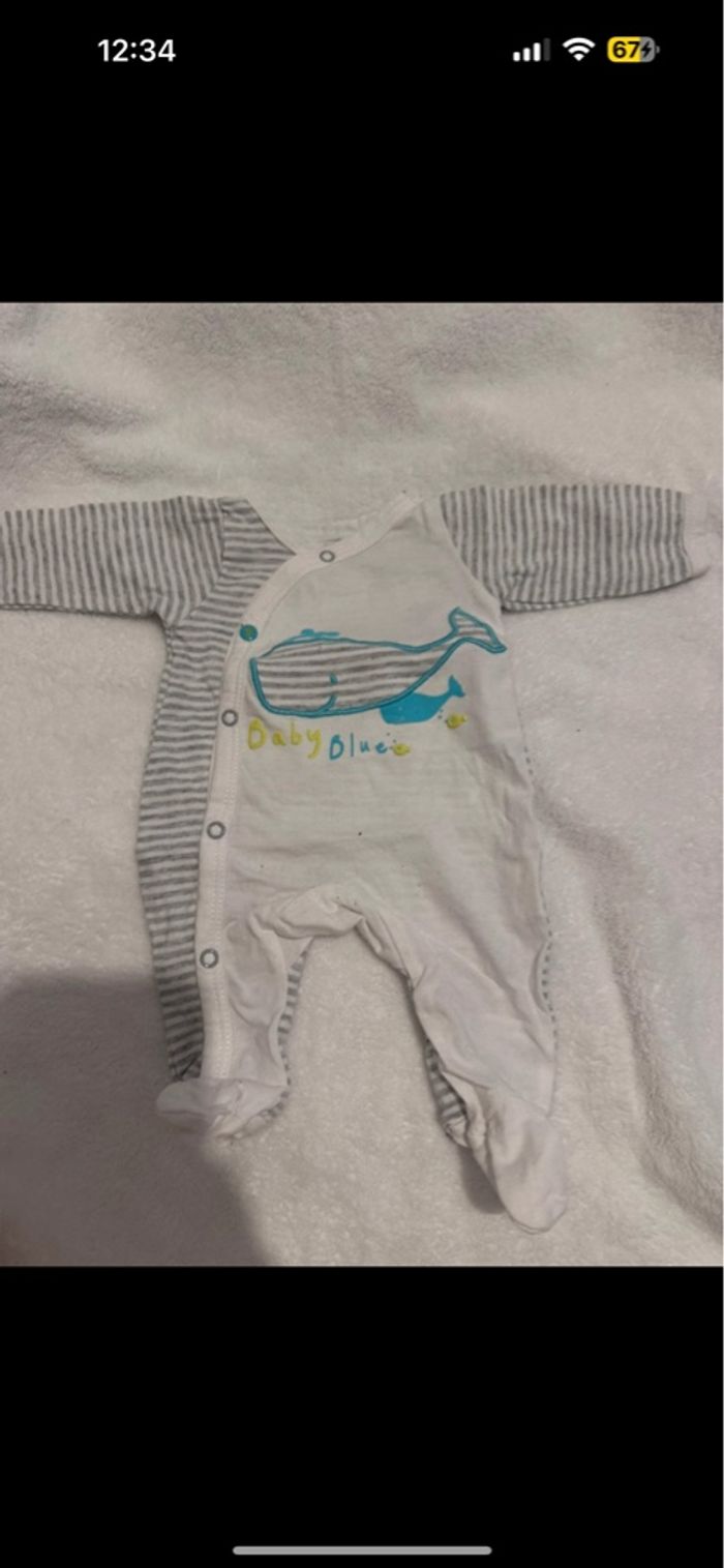 Lot pyjama 0mois - photo numéro 4