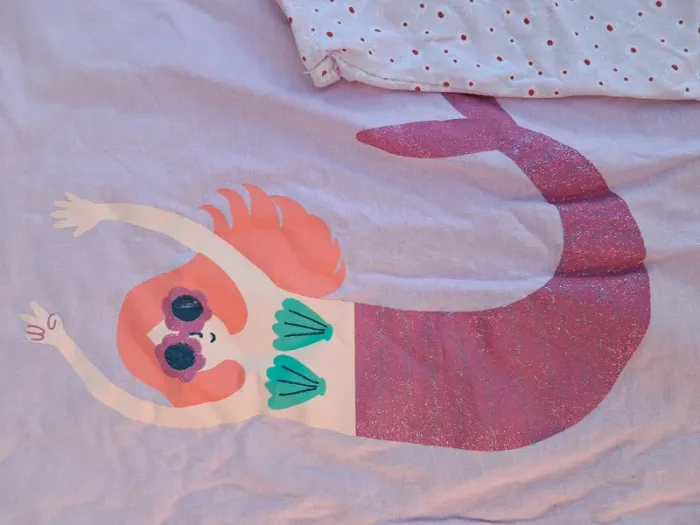 Joli lot tee-shirt sirène pailletée et debardeur fleuri 🌸 - T 8 ans - Du Pareil Au Même dpam - photo numéro 2