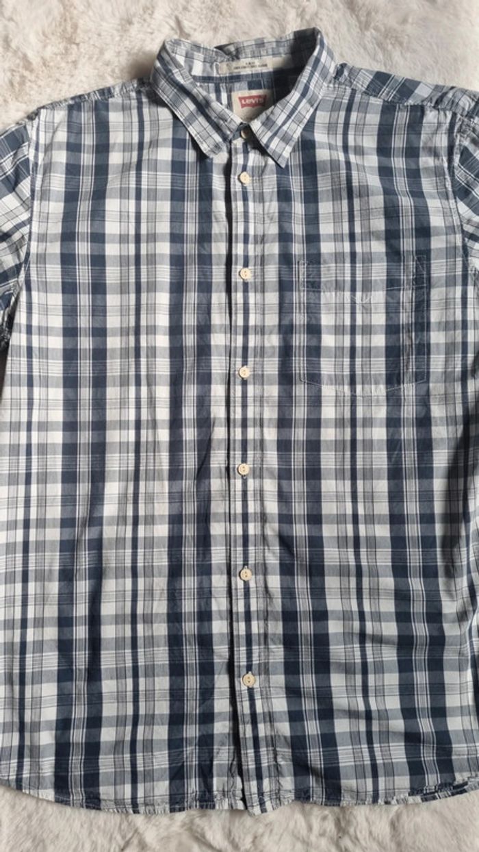 Chemise à carreaux Levi's manches courtes - photo numéro 3
