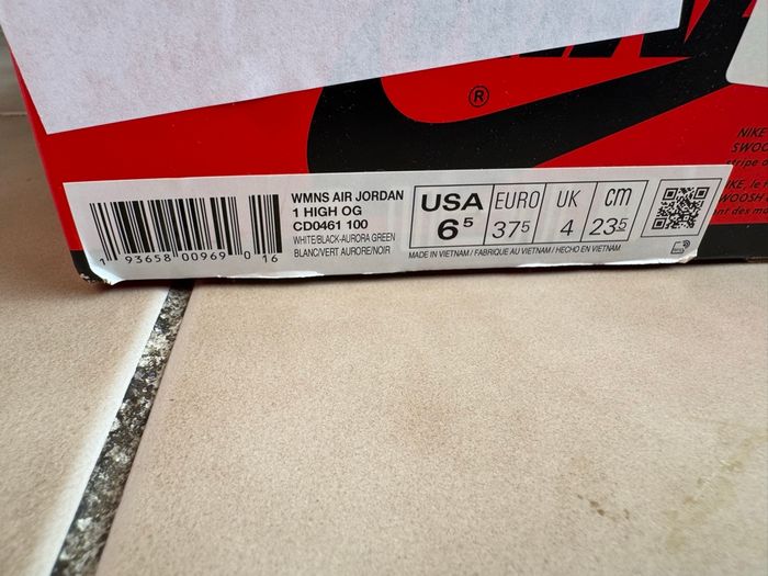 Nike Air Jordan 1 High OG Tie Dye 37.5 - photo numéro 7