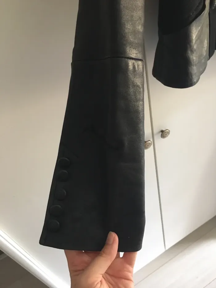 Blouson cuir véritable Eleven Paris - photo numéro 5