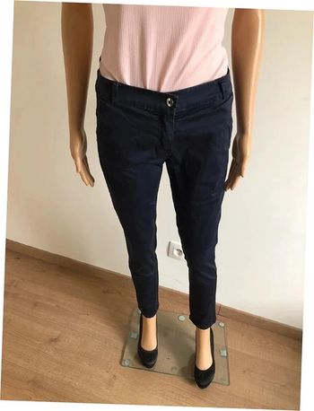 Pantalon bleu marine pour femme taille M TBE