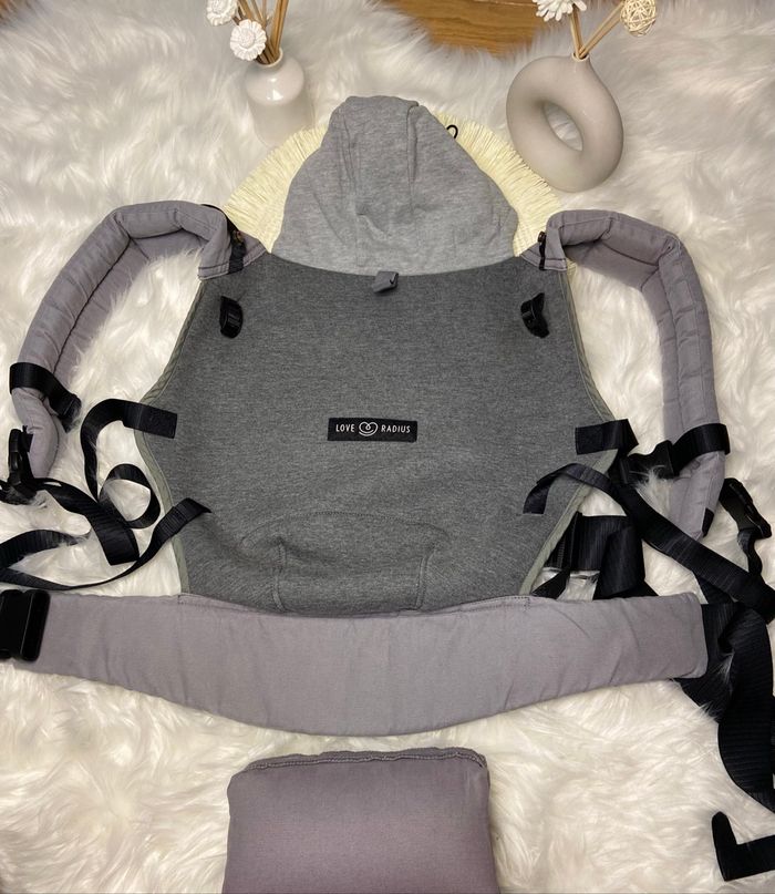 Porte bébé physiologique Love Radius Hoodie Carrier + Kit nouveau né - photo numéro 4