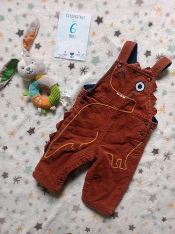 Salopette dinosaure
