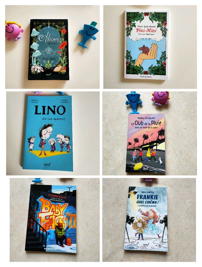 Lot de 6 livres l'école des loisirs 9/12 ans maximax