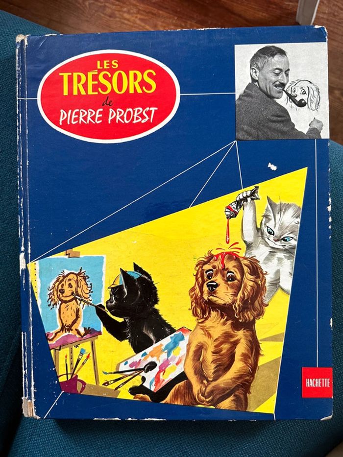 Livre ancien 1965 Les trésors de Pierre Probst Caroline Grands albums Hachette Youpi Pouf