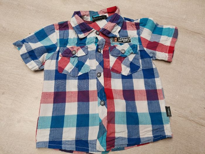 Chemise manche courte t 4 ans