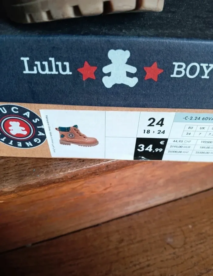 Chaussure montante lulu castagnettes taille 24 - photo numéro 6