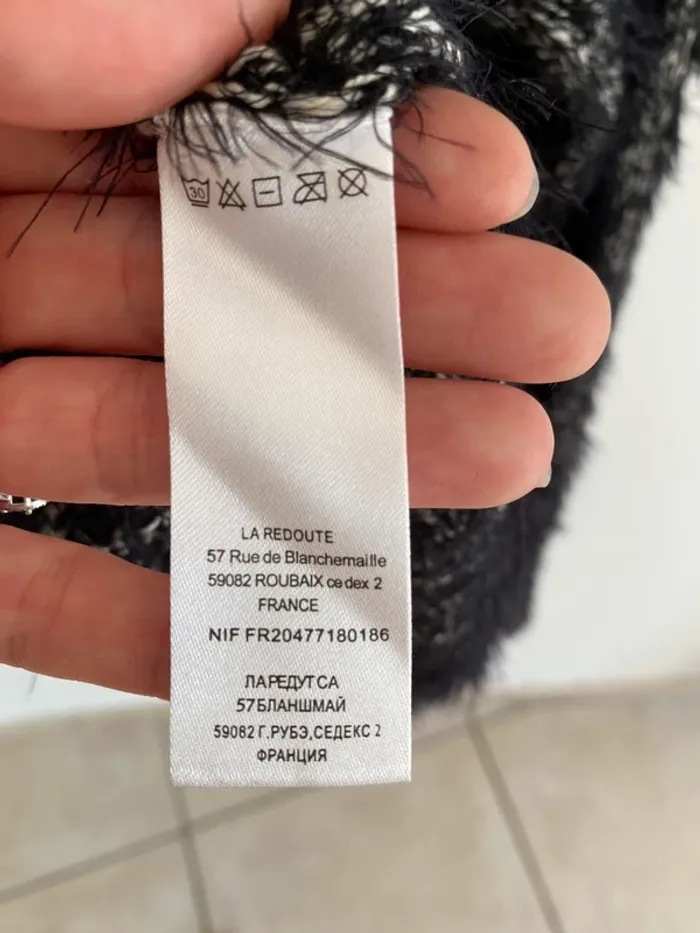 Pull beige et noir la redoute - photo numéro 7