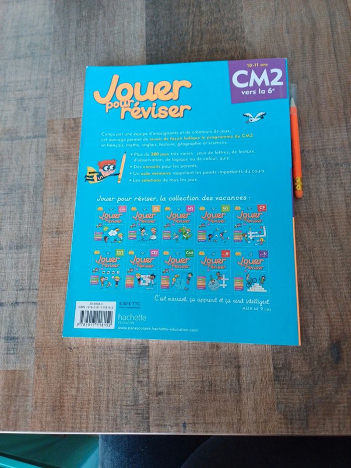 Livre jouer pour réviser du cm2 vers la 6eme - photo numéro 2