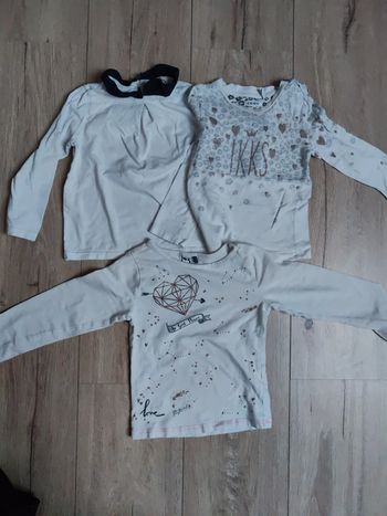 Lot de 3 tee shirt longues manches