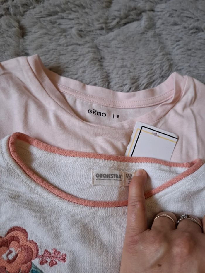 Magnifique ensemble robe en maille et haut 8 ans 🌺 orchestra /gemo 🌺 excellent état - photo numéro 7