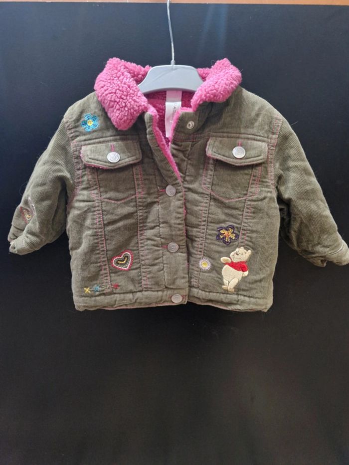 Manteau blouson velours chaud disney