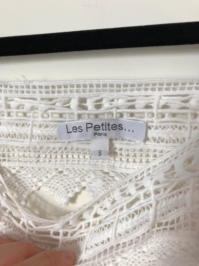 Robe broderie anglaise Les Petites blanche taille 36 S - photo numéro 9