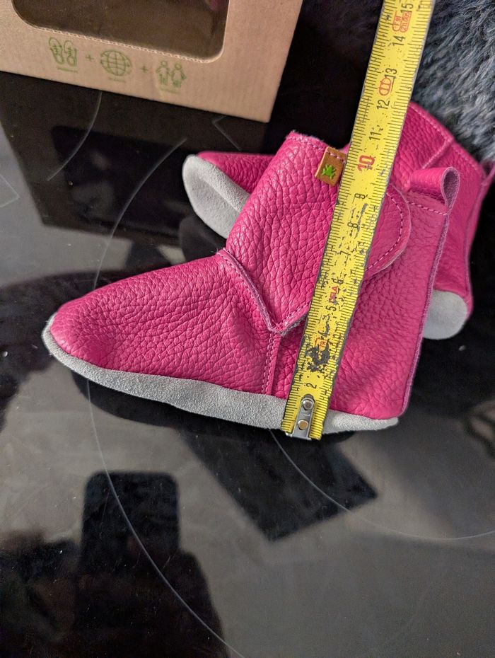 Chaussons en cuir tout doux et souple fille. Taille 21. Neuf. El Naturalista - photo numéro 6