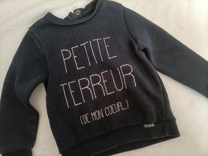 Lot de 3 pulls garçon Taille 12/18 mois 86 cm - photo numéro 2