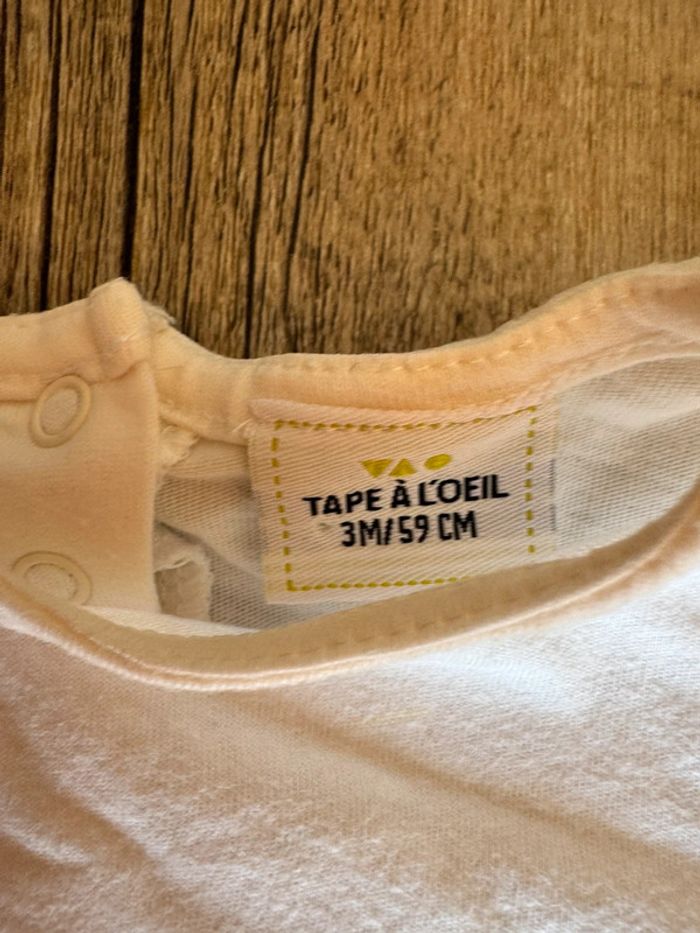 Haut manche longue bébé fille 3 mois - photo numéro 2