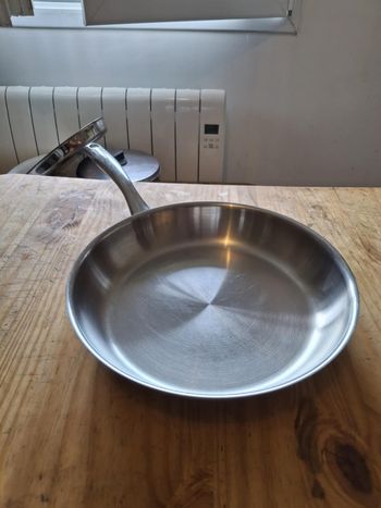 Poêle en inox 18/10 Fissler 28cm en très bon état