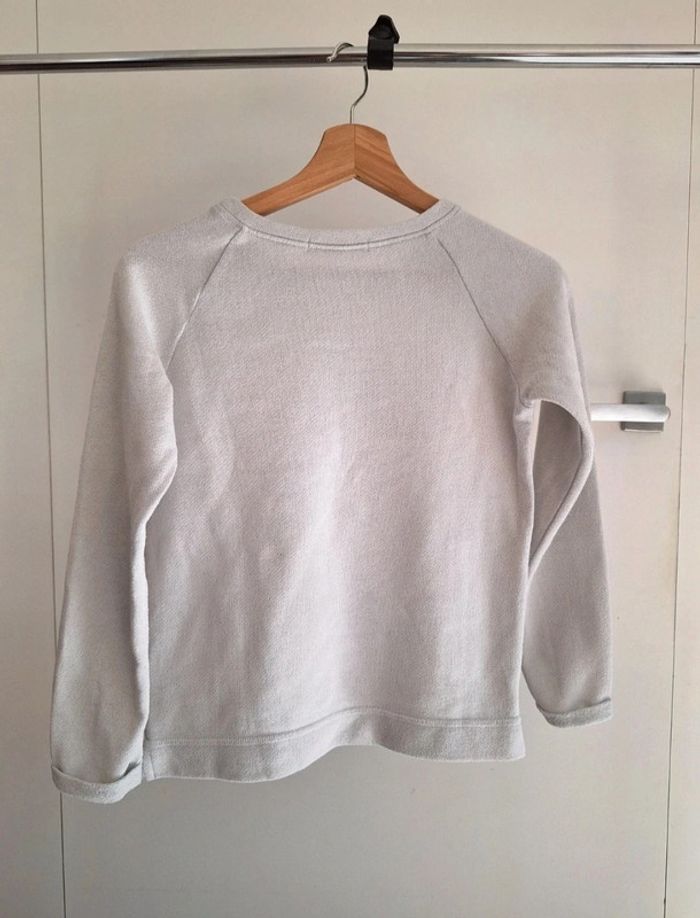 Pull gemo gris clair enfant fille 12 ans - photo numéro 2
