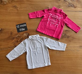 Lot de sous pulls bébé fille