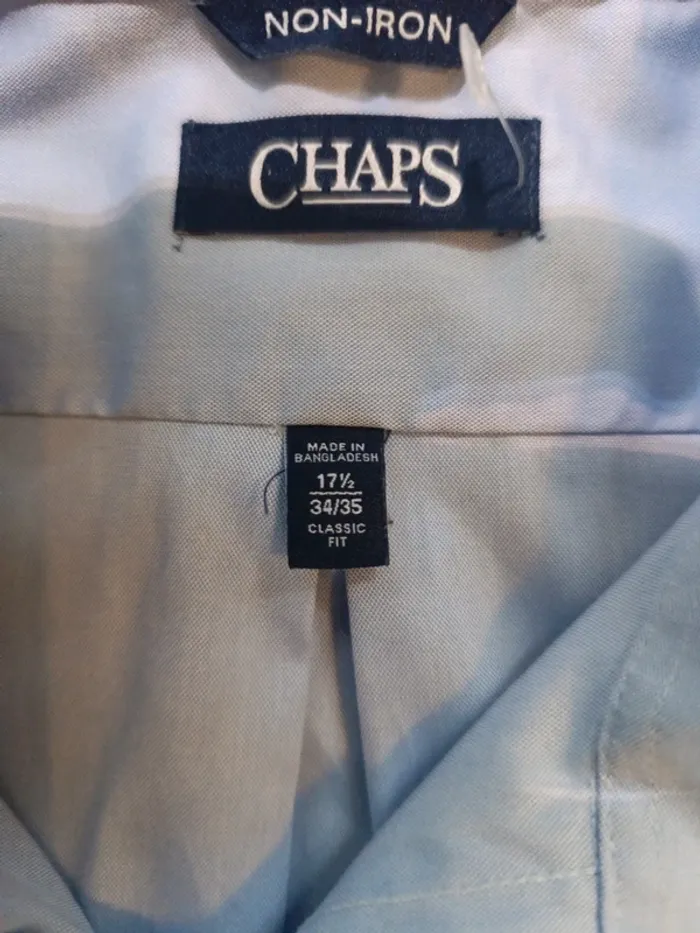 Chemise manche longue uni Chaps - photo numéro 3