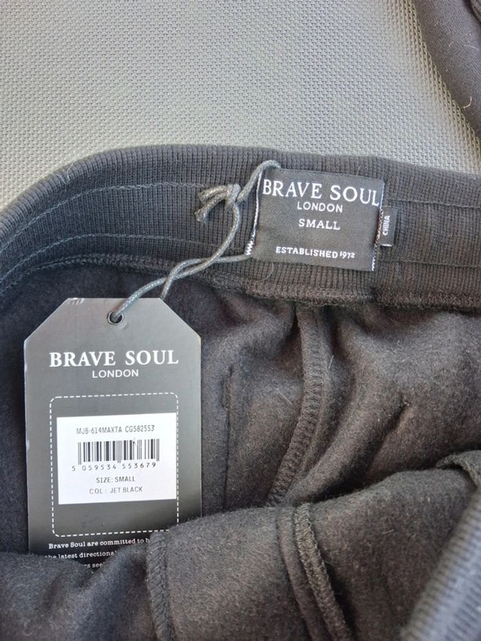 Bas de survêtement Brave Soul noir neuf - photo numéro 9