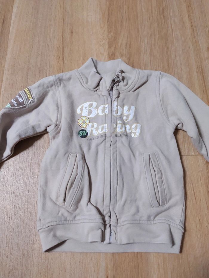 Sweat zippé chaud Tape à l'oeil 6 mois - photo numéro 2