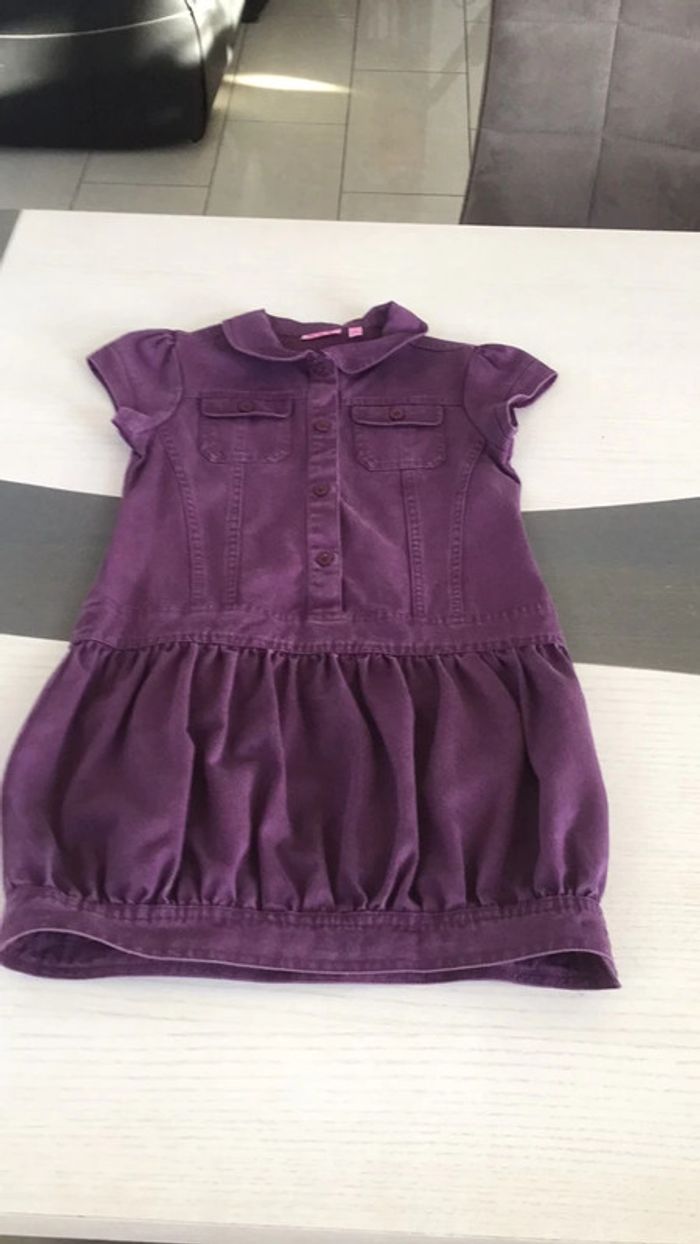 Robe jeans violette 8 ans NKY Kiabi