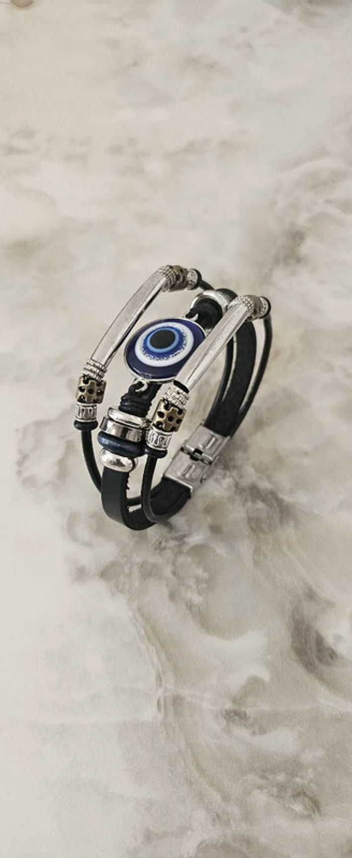 Bracelet en cuir pour homme - photo numéro 2