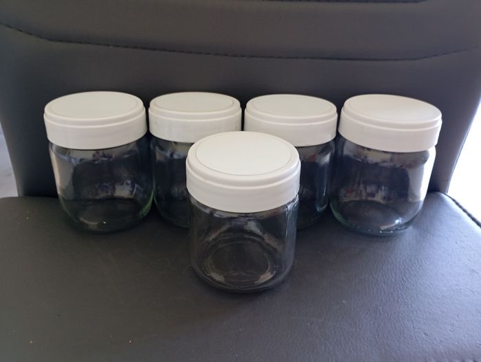 Lot de 5 pots yaourts - photo numéro 1