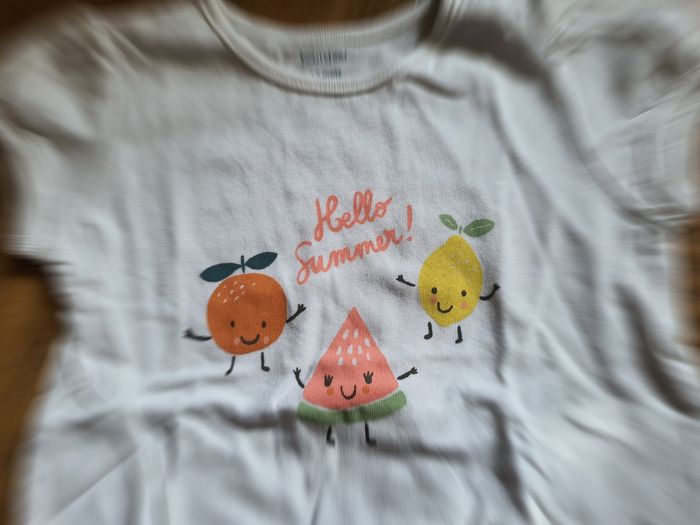 Tee shirt fille été 12 mois Bout'chou - photo numéro 3