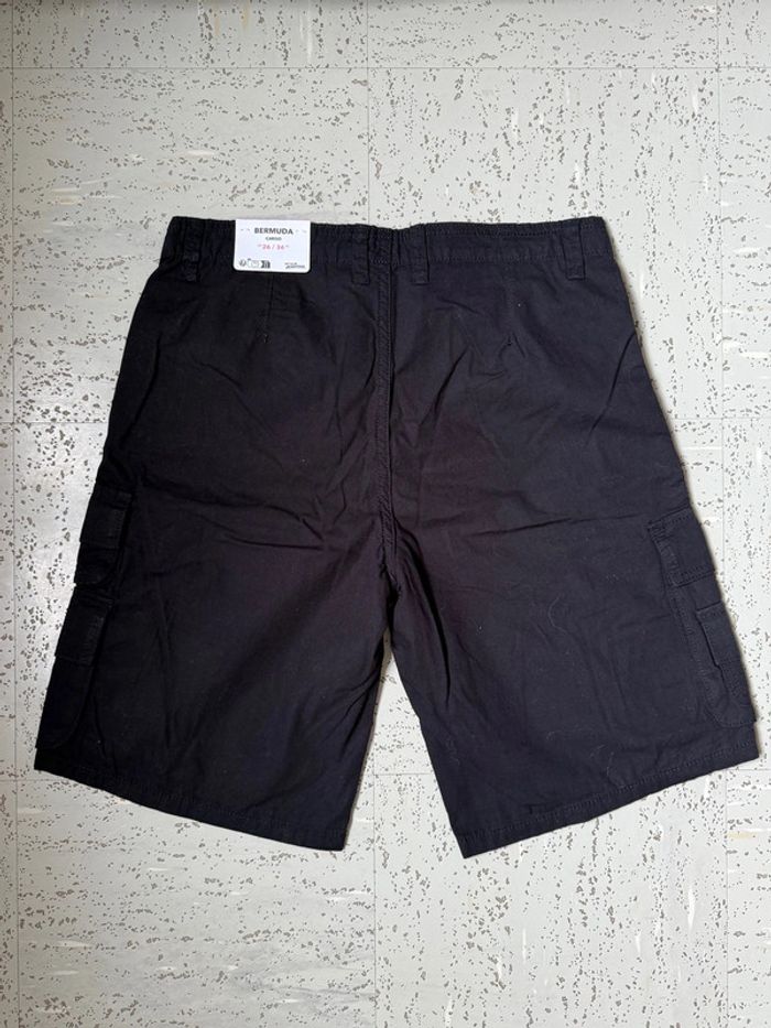 Short bermuda cargo noir neuf Jennyfer - photo numéro 3