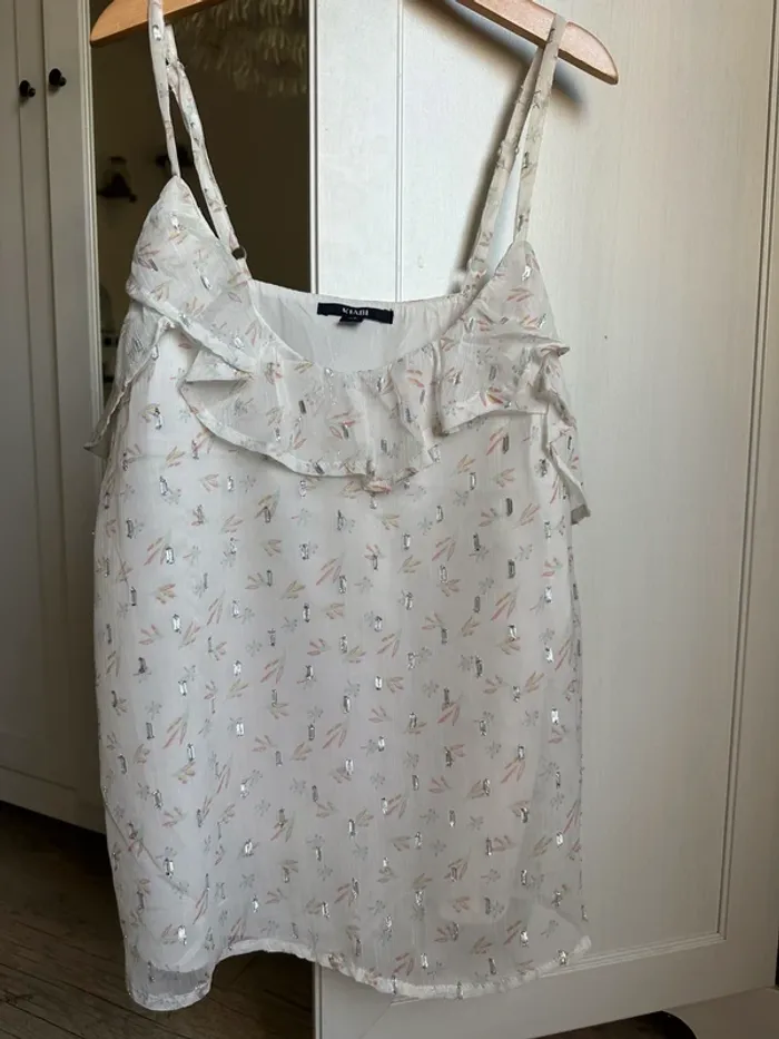 Blouse caraco kiabi xs blanche