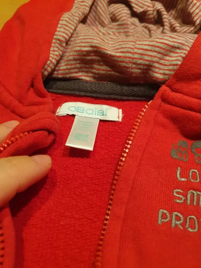 Gilet garçon 3 mois obaibi - photo numéro 2