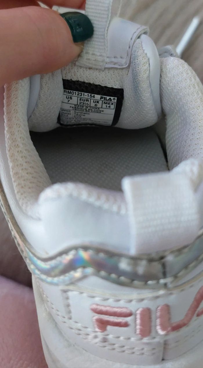 Baskets fille Fila 23,5 - photo numéro 5