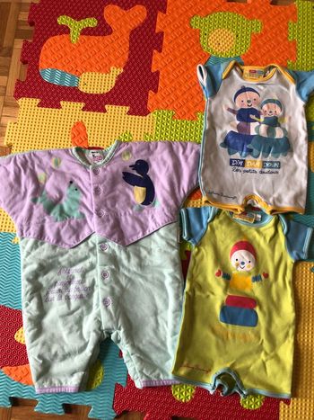 Lot de bodies 3 mois