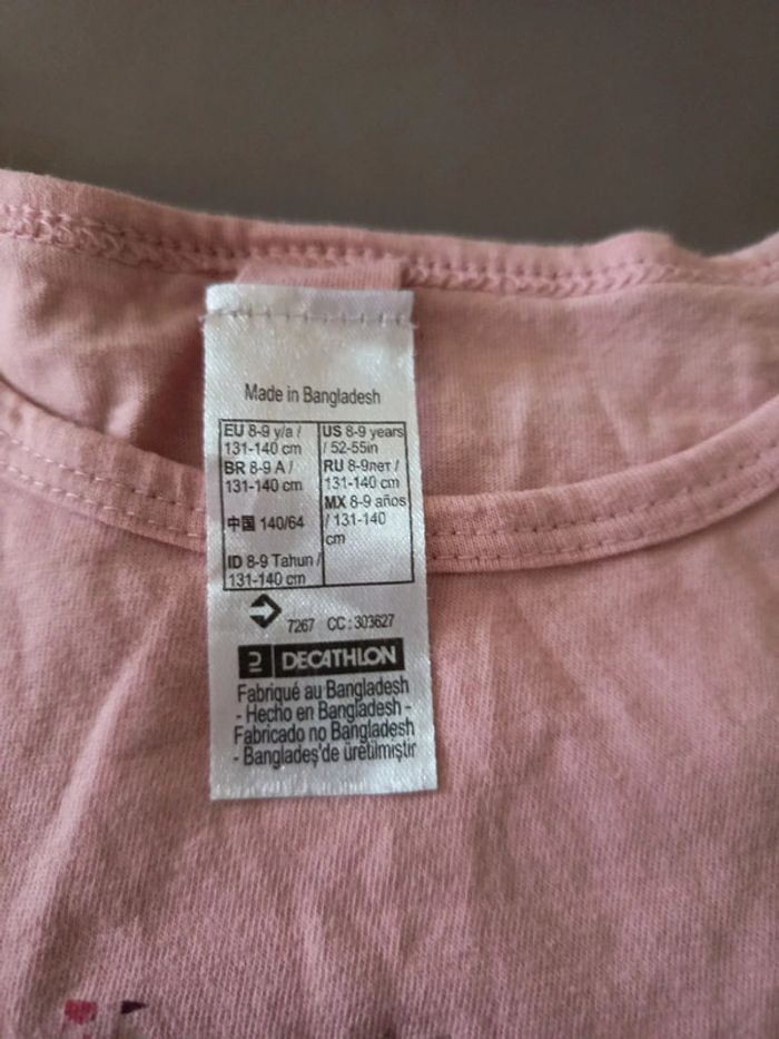 Tee shirt corail Decathlon - photo numéro 3